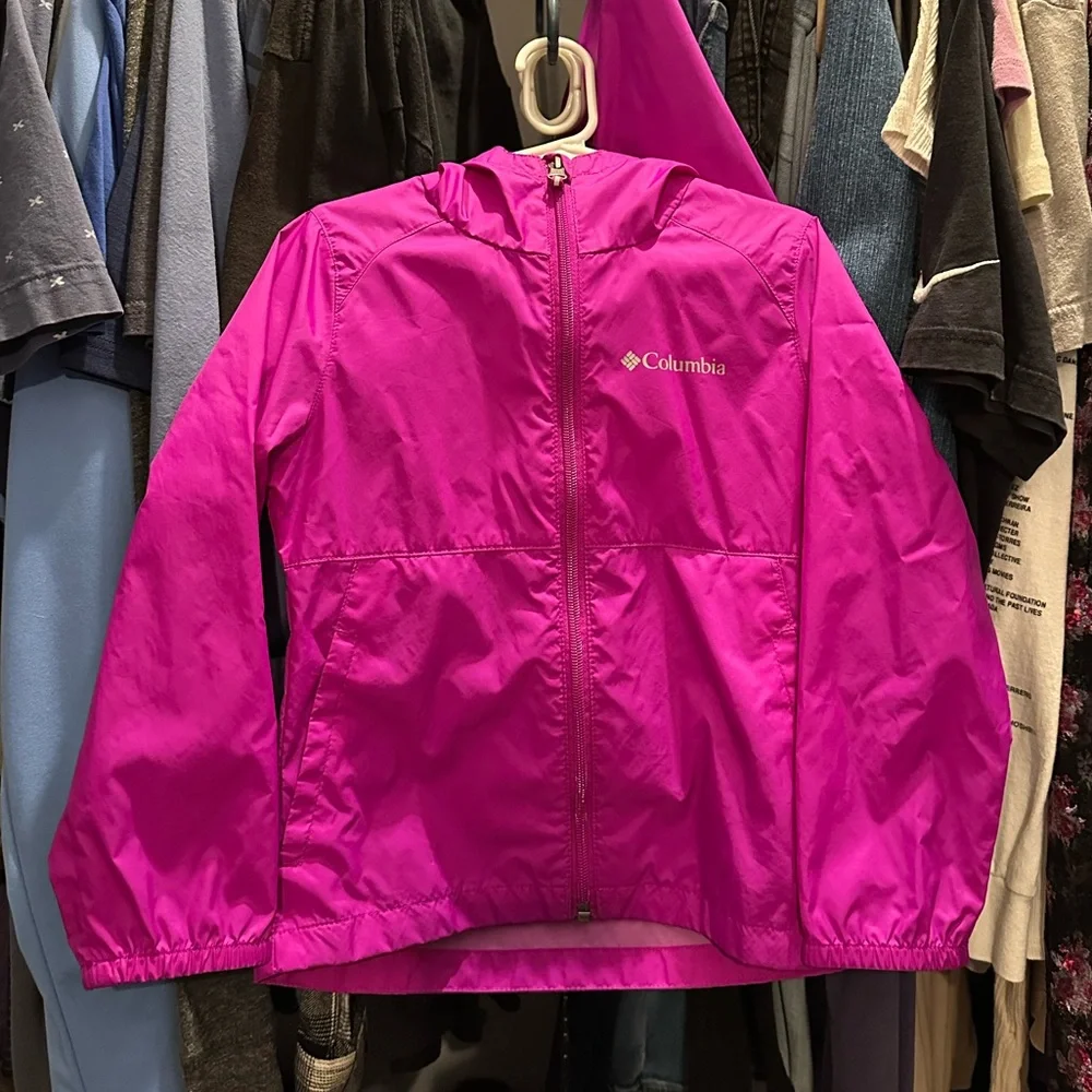 Columbia Girls Switchback II Water-Resistant Jacket (Bright Plum)